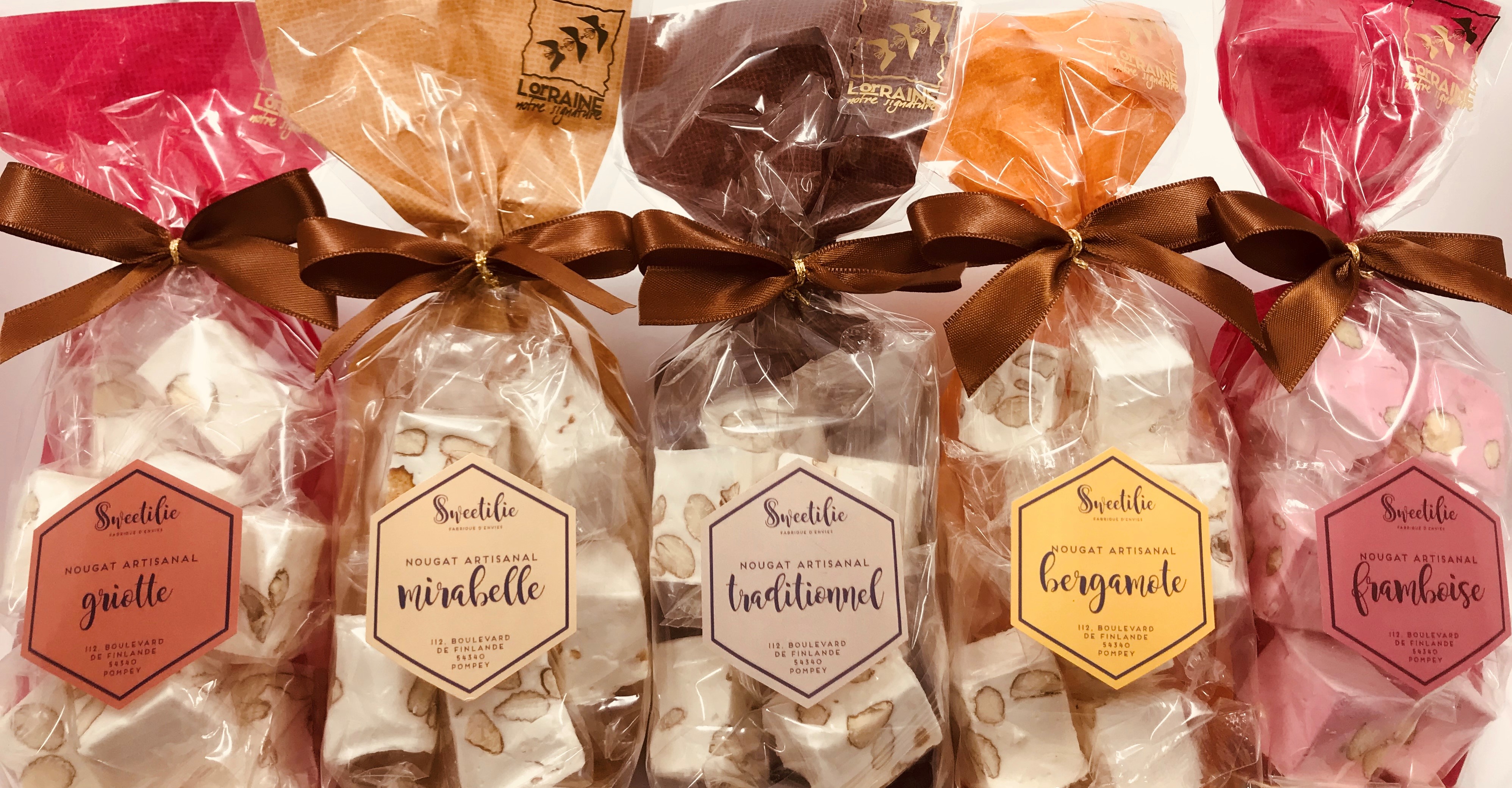 Nougat artisanal 150gr en sachet - Sweetilie - Boutique de bonbons