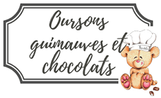 Ourson guimauve et chocolats